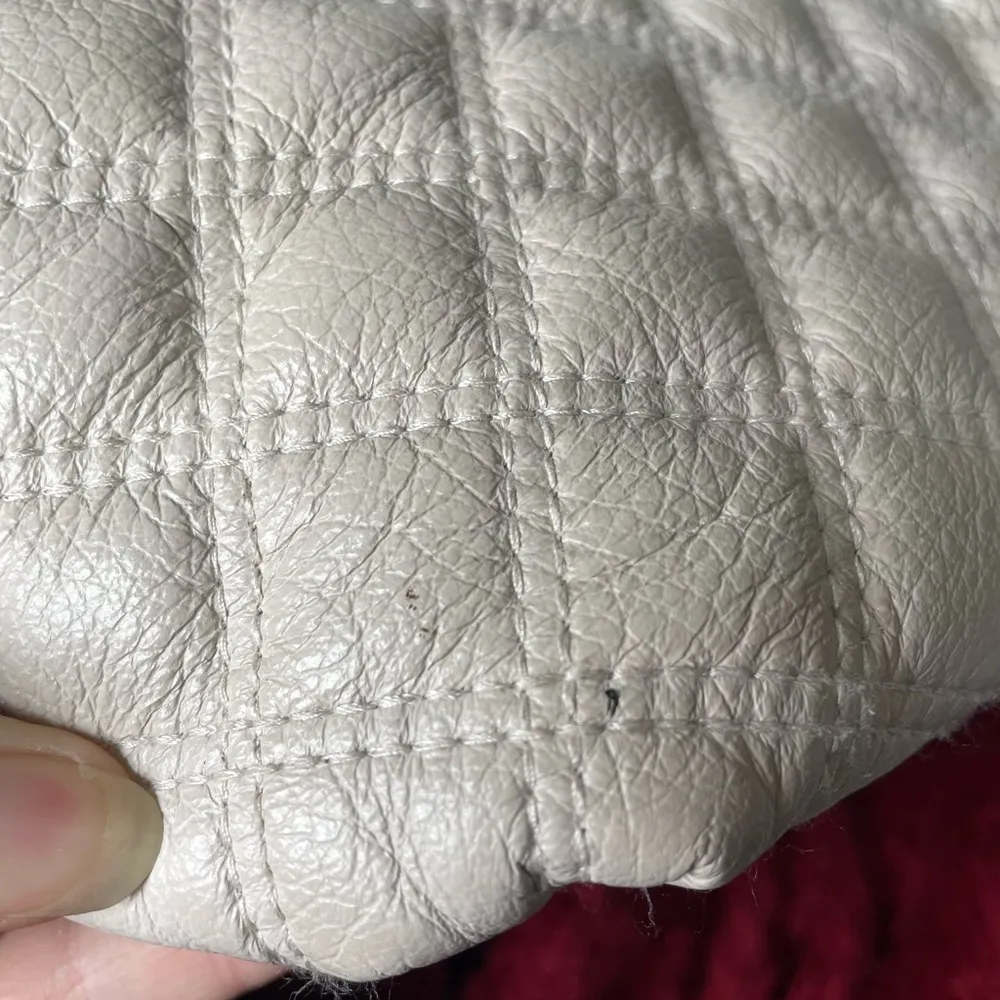 The Sak Cream Quilted Chain Leather Purse shoulder bag ivory - Image 11