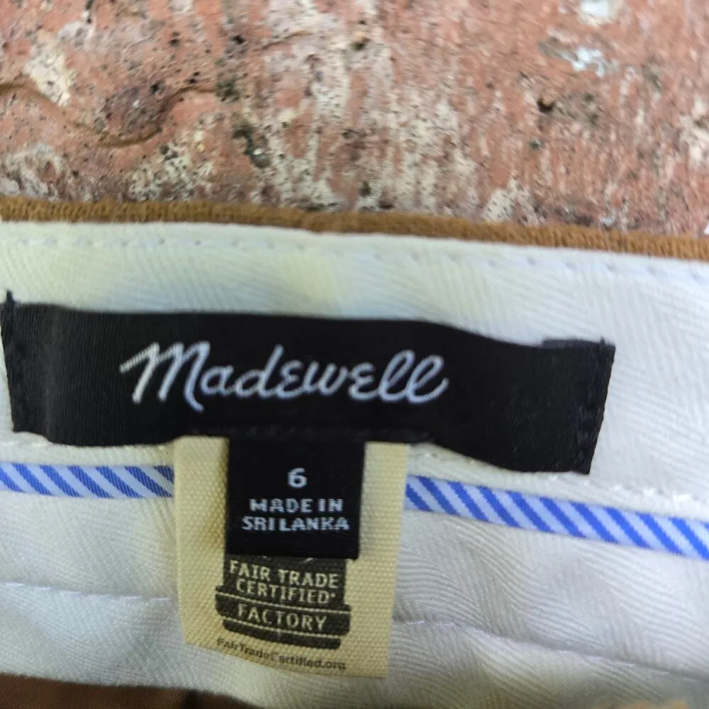Madewell Bella Pinstripe Pants Size 6 - Image 4