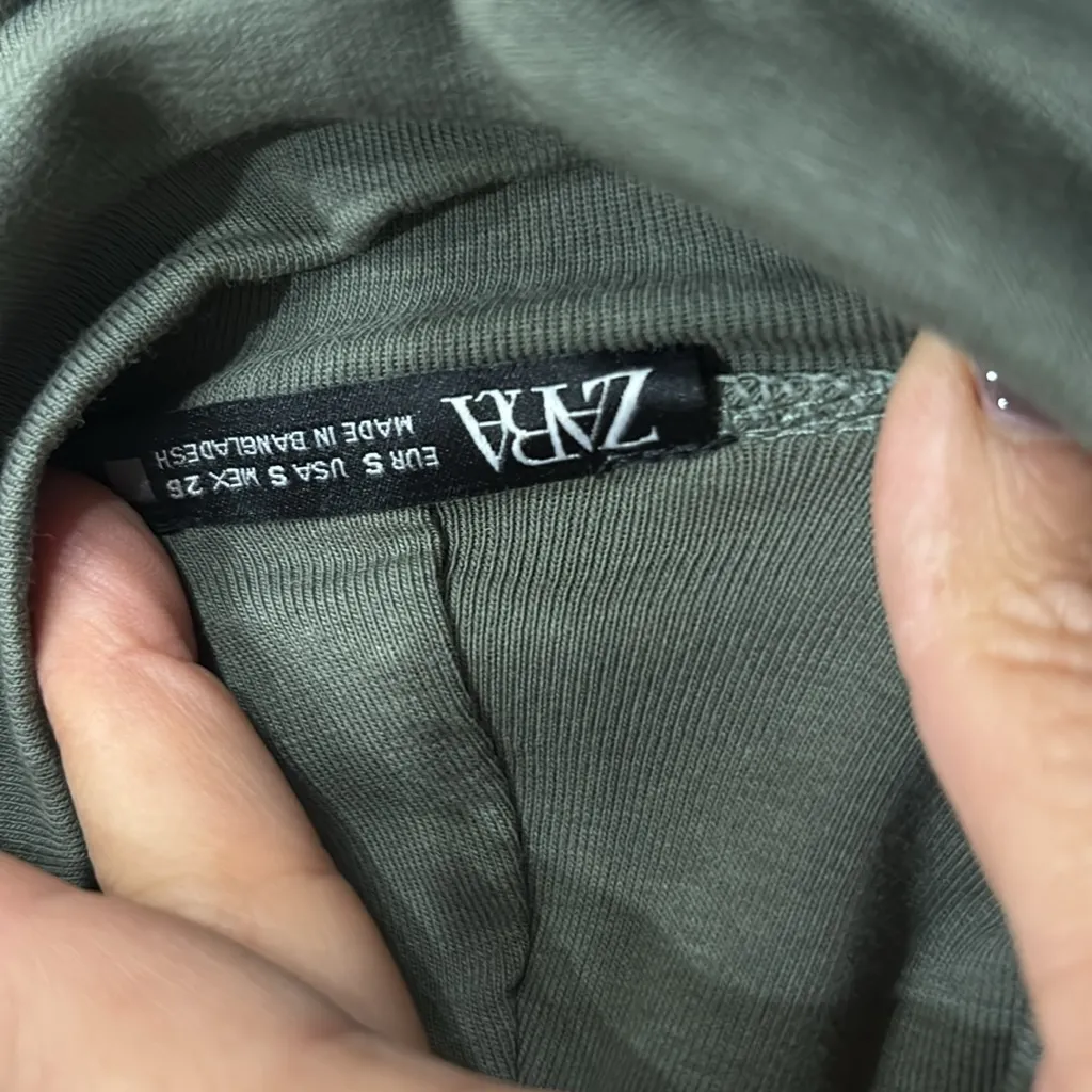 Zara  Long Sleeve Turtle Neck Tee - Image 2