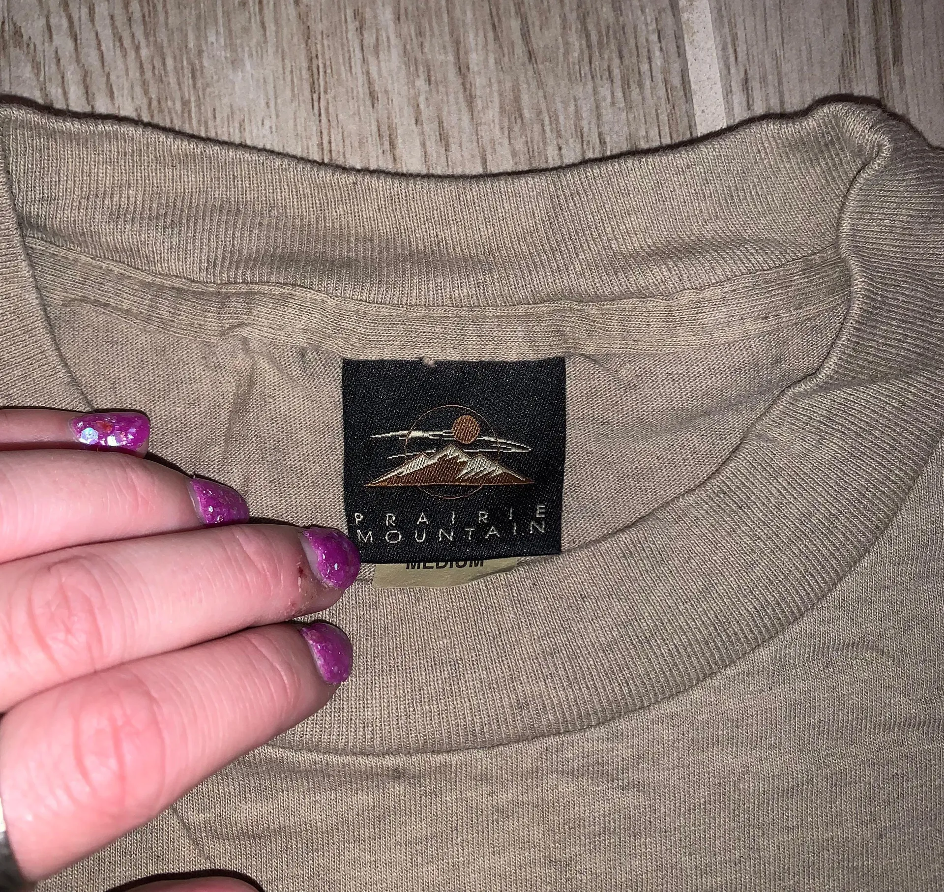 Single Stitch Badlands Shirt Tan Size M - Image 3