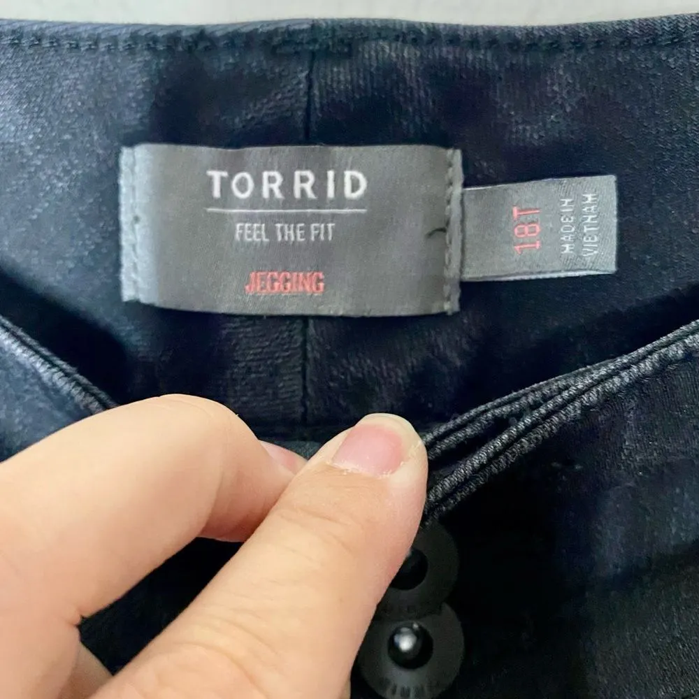 Torrid Black Jeggings Tall D5* - Image 5