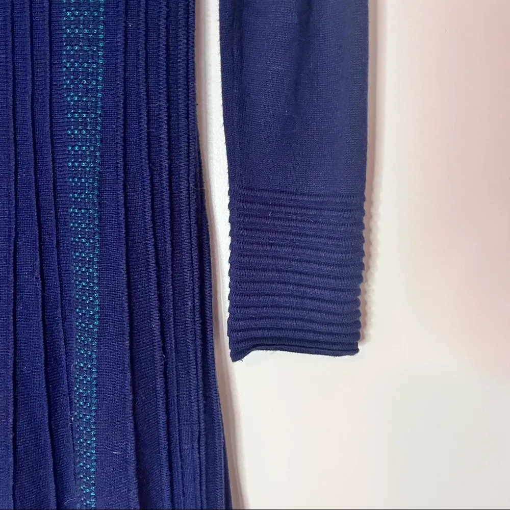 Max Studio V-Neck A Line Sweater Dress - Image 8