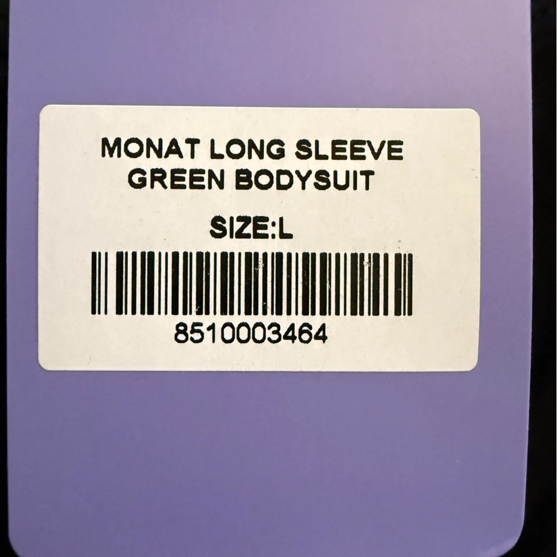 NWT Monat Gear Monat Long Sleeve Green Bodysuit Women’s Size Large - Image 12