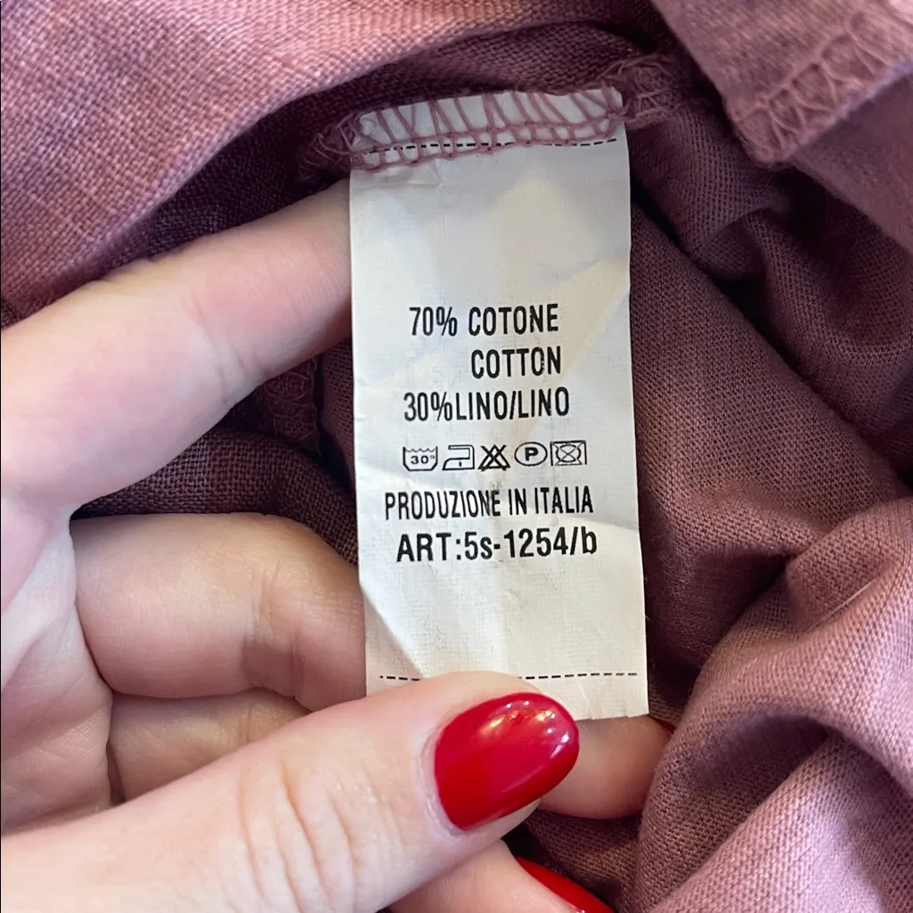 Liabella Lilac Cotton and Linen Loose - Image 4