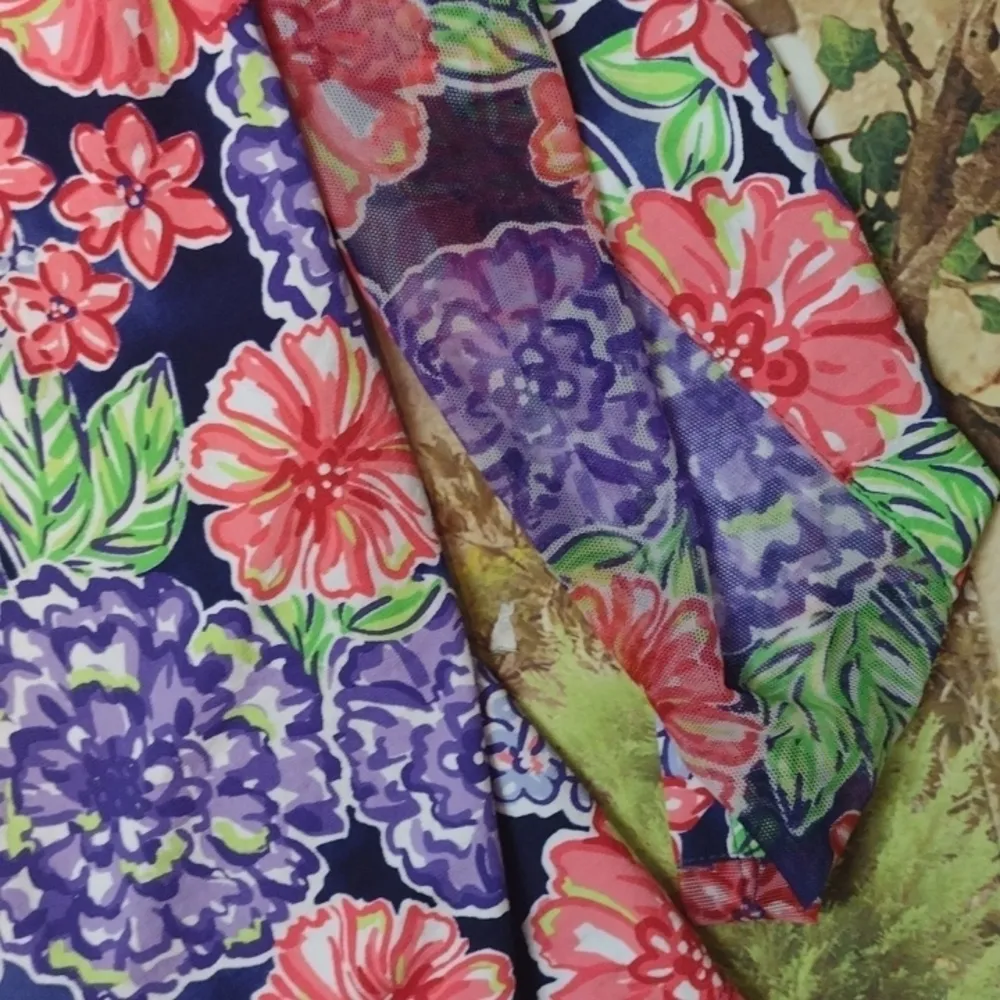 Ibkul long sleeve 1/4 zip mock neck Larisa navy golf top size XXL Green - Image 5