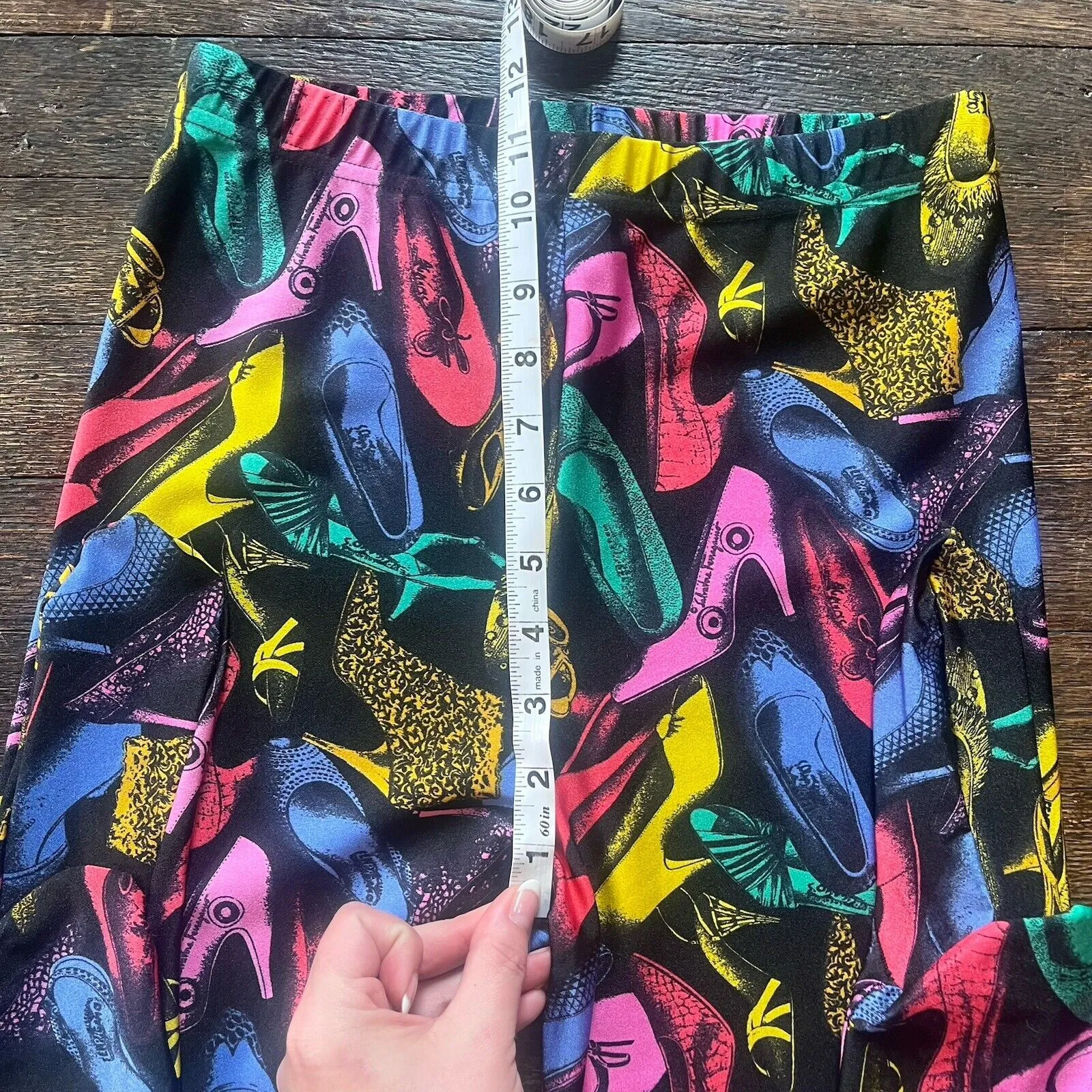 Salvatore Ferragamo Footed Pants Vintage 1990s Linda E Kendall J Hollywood Stars - Image 6