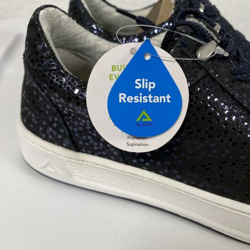 Nurse Mates Womens Align Harper Sneaker Moonlight Size 8 medium sparkle - Image 5