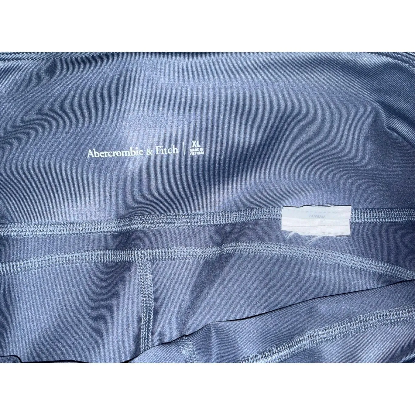 Abercrombie & Fitch High Rise Steel Blue XL Leggings Full Length #764 - Image 3