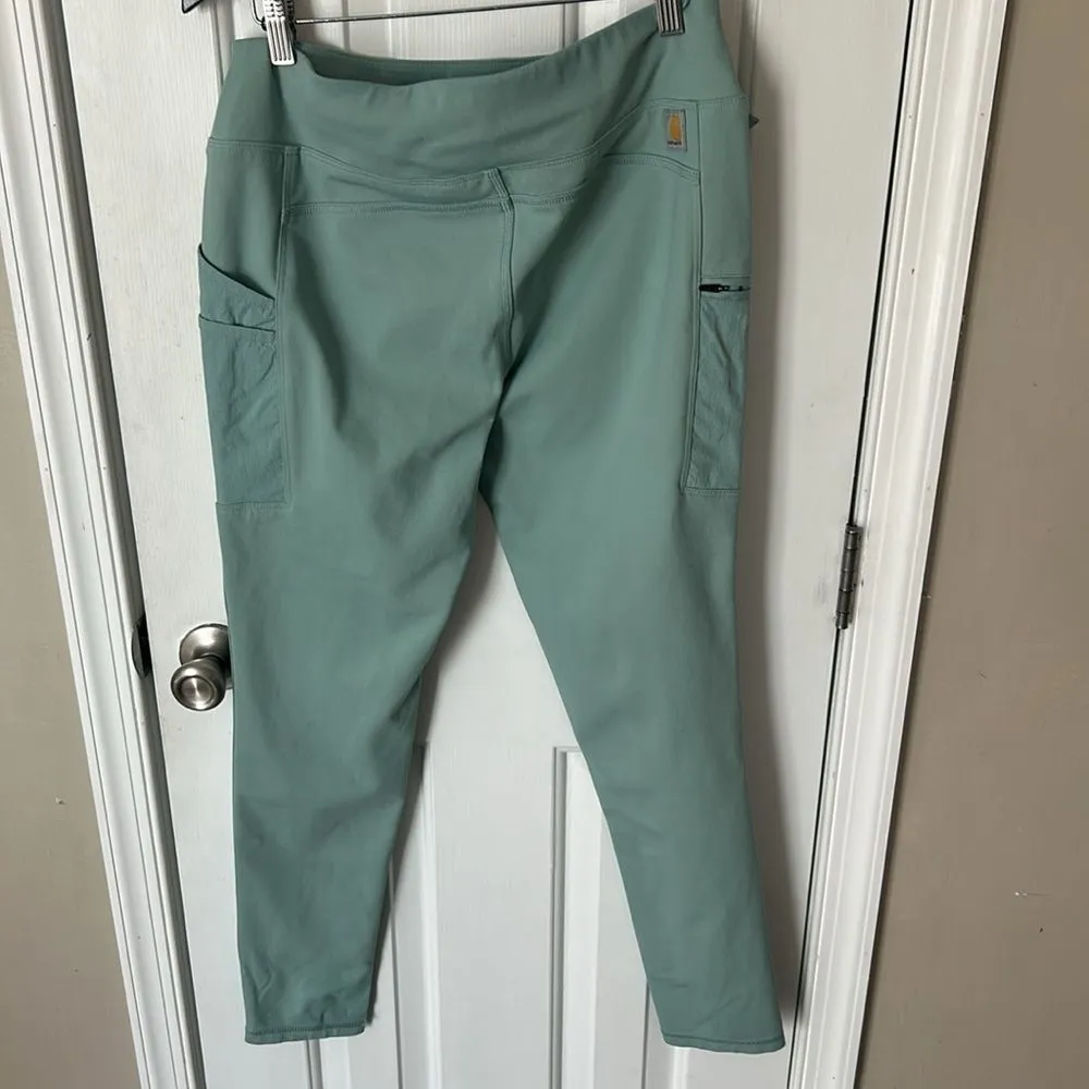 Carhartt Women's Force Fitted Lightweight Utility Legging in Blue Surf medium - Image 6