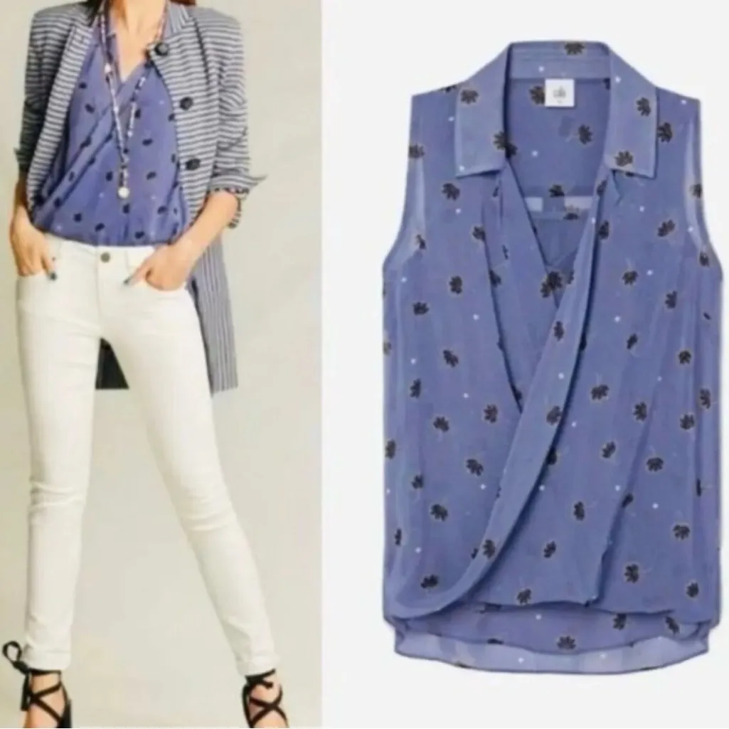 Cabi Vivid Violet Crossover Blouse* - Image 2