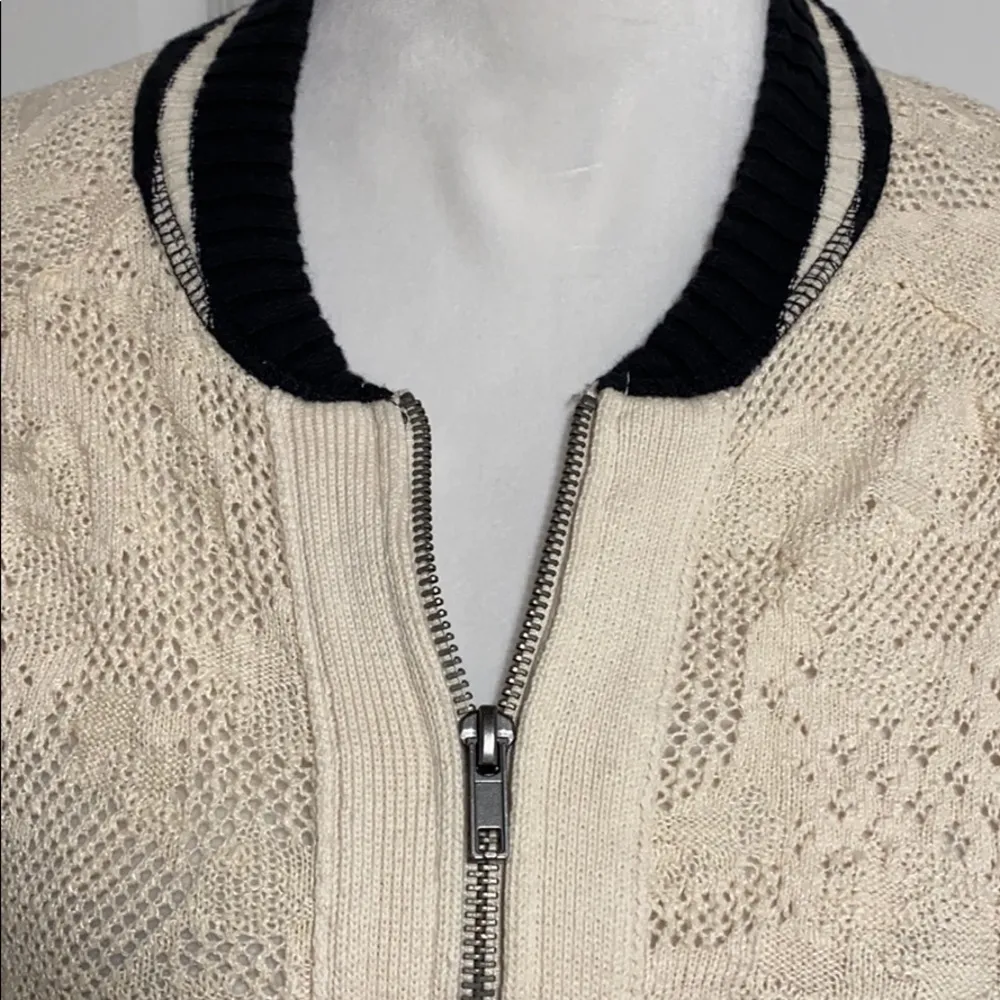 -Free People Lace Style Jacket Size Medium - Image 2