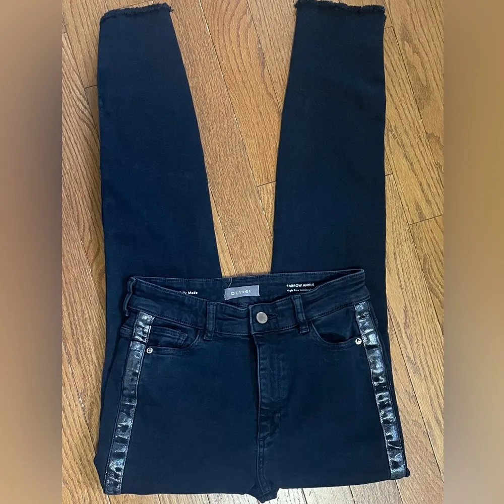DL1961 Farrow Ankle High Rise Instasculpt Jeans Tuxedo Size 27 - Image 2