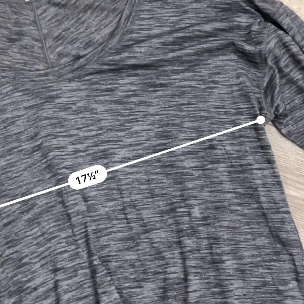 Lululemon grey space dye long sleeve tee - Image 2