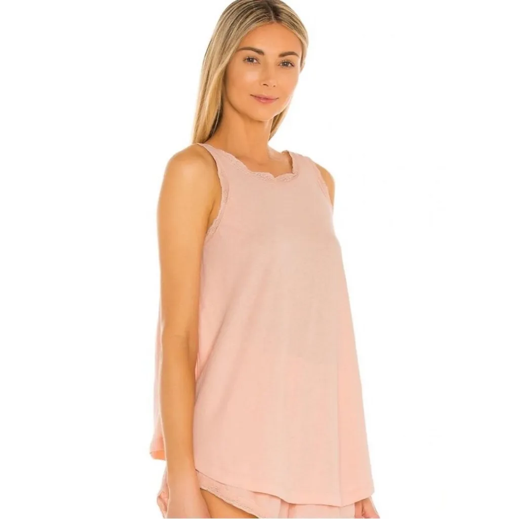 NEW WITH TAGS – THE GREAT. The Lace Slouch Sleep Tank | Dusty Rose | Size 3 Pink - Image 2