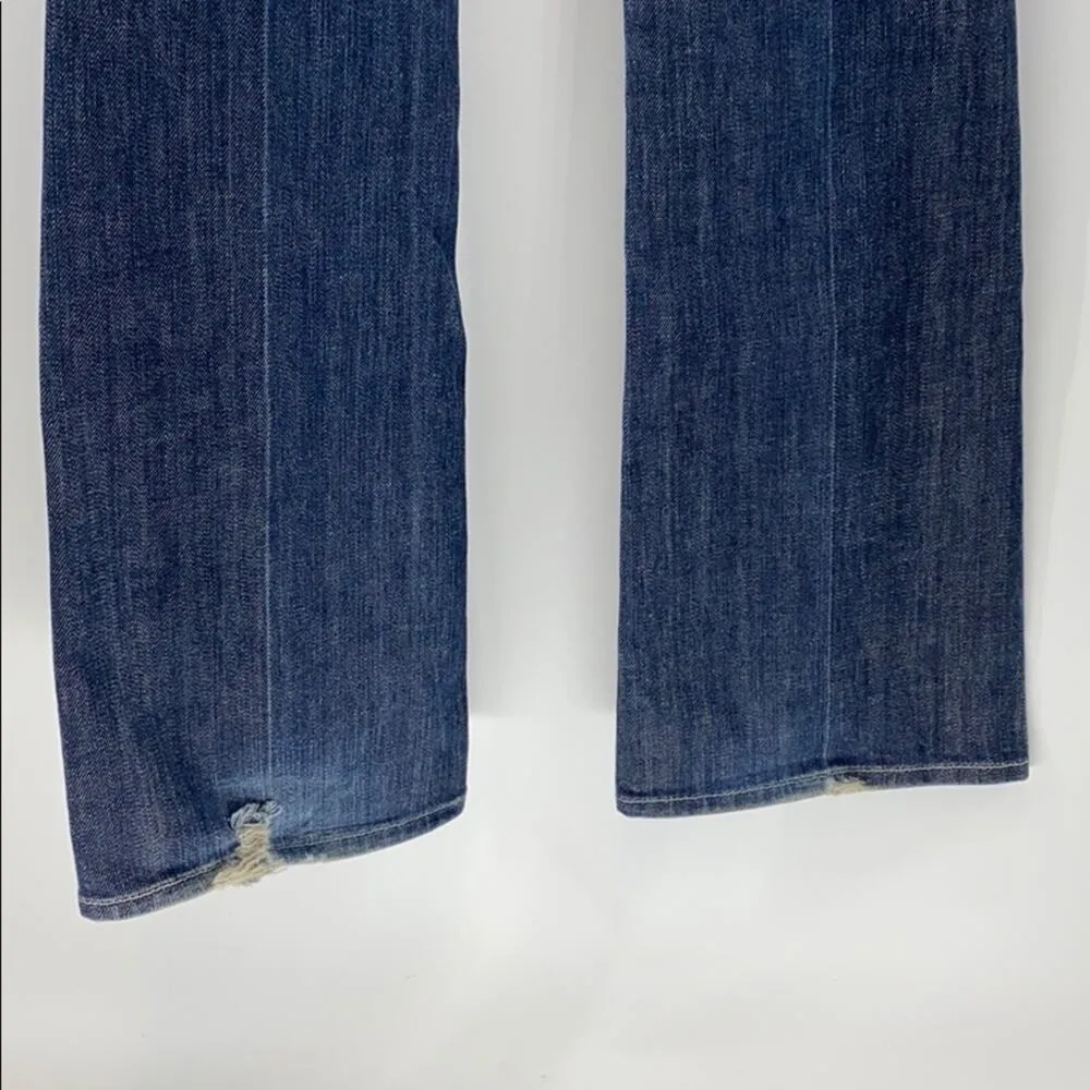 7 for all mandkind bootcut Y2K vibes low rise broken in size 26 - Image 5