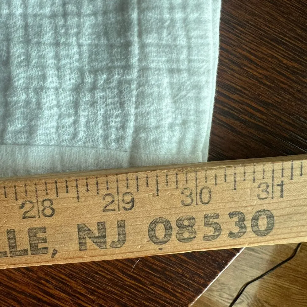 Monrow NWT Women's Cotton Gauze Smocked Wide Leg Pants Resort Beach Summer SZ XS White - Image 13