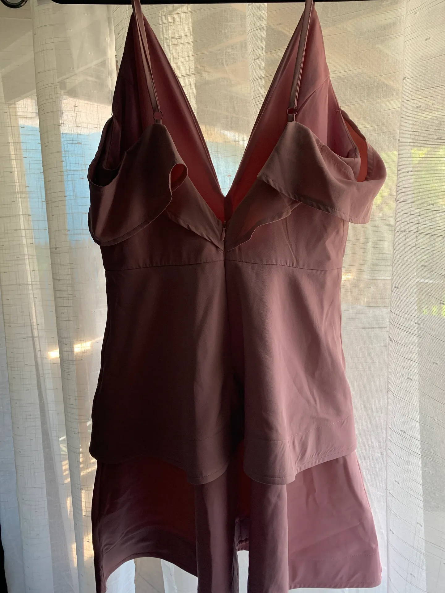 Blush Pink Double Layer Dress - Image 4