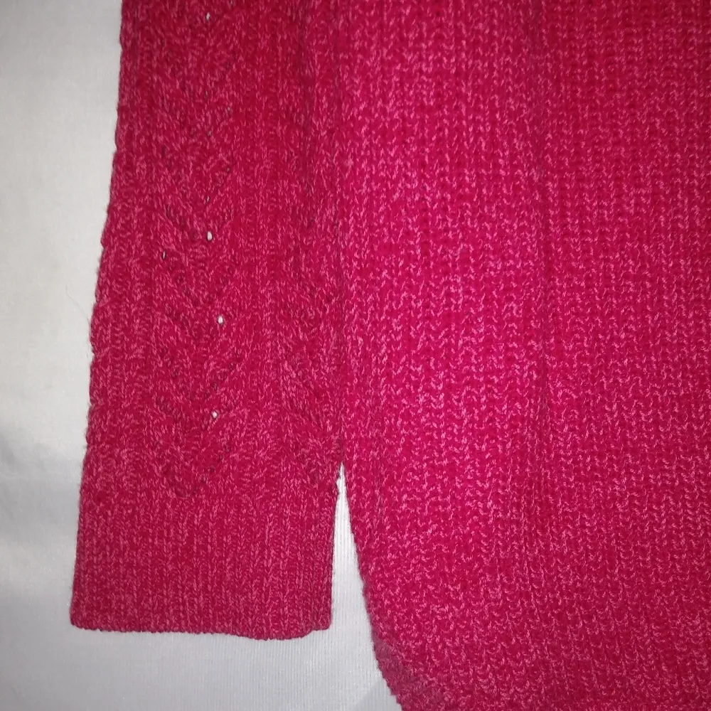 Maison Jules Cranberry Knit Sweater XL Plus - Image 2