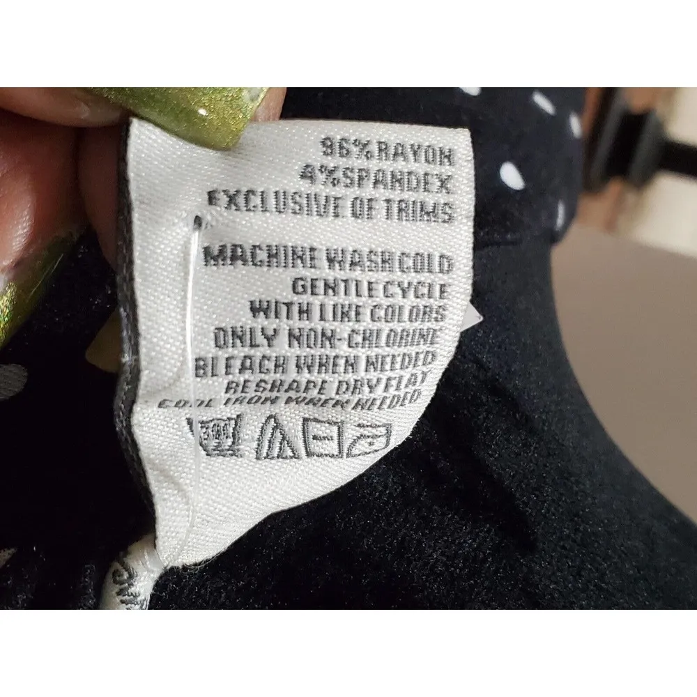 American Rag Cie Women's Black Polyester V - Image 12