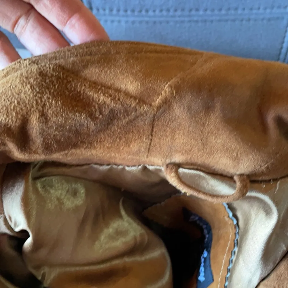 JUICY LUCY Tan/Brown Leather Suede Jacket Size M Size M - Image 11