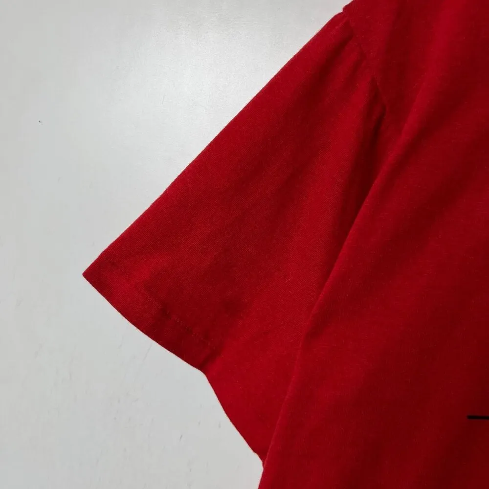 Western Maryland Train T Shirt Vintage 80s 90s Large L Red Graphic Tee - Image 16