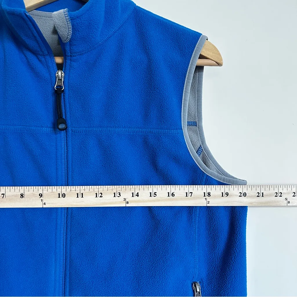 Vintage Collectable 2005 L.L.Bean x The Weather Channel Polartec Fleece Vest M Blue Size M - Image 10