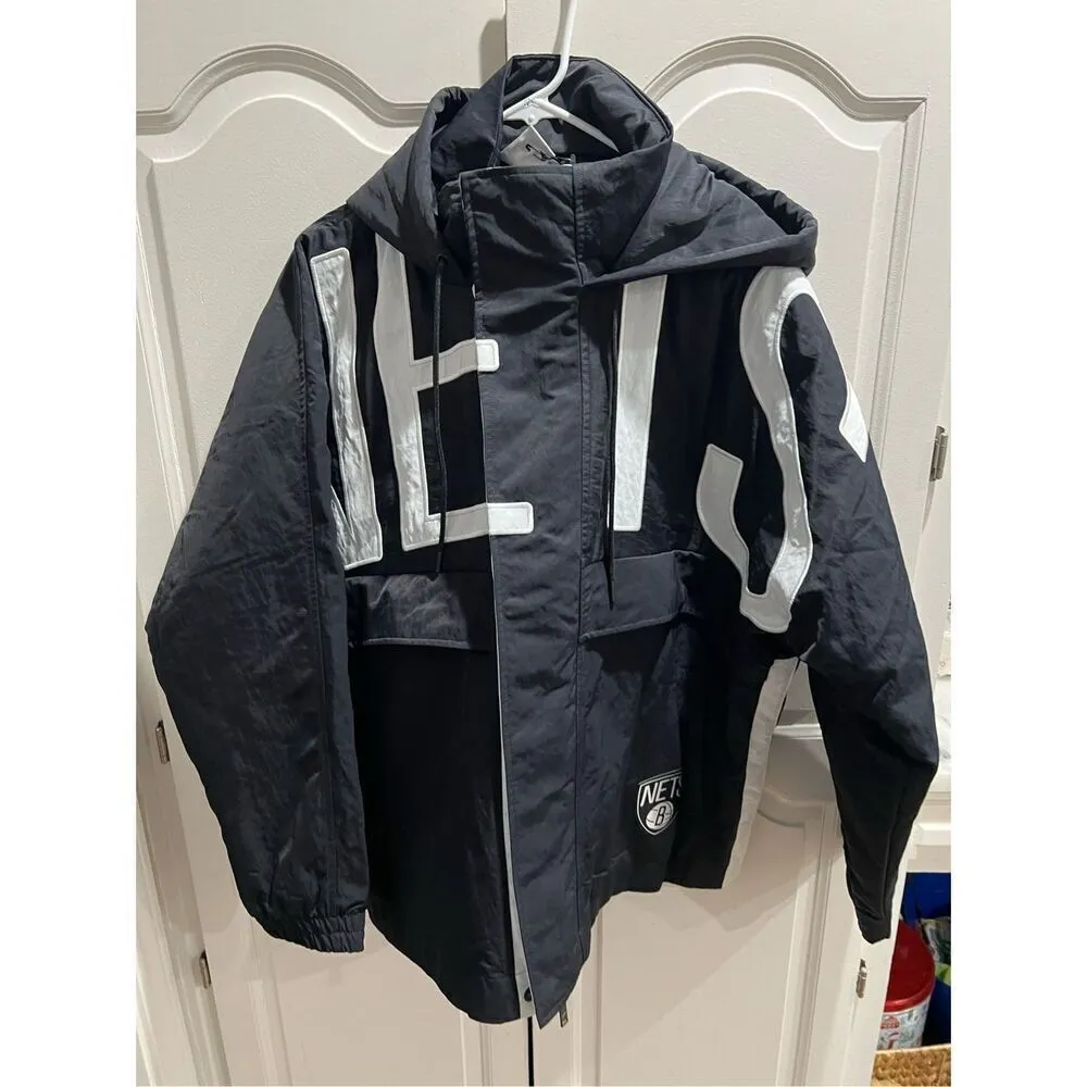 Nike Black Ambush Edition NBA Nets Hooded Jacket Size Medium - Image 6