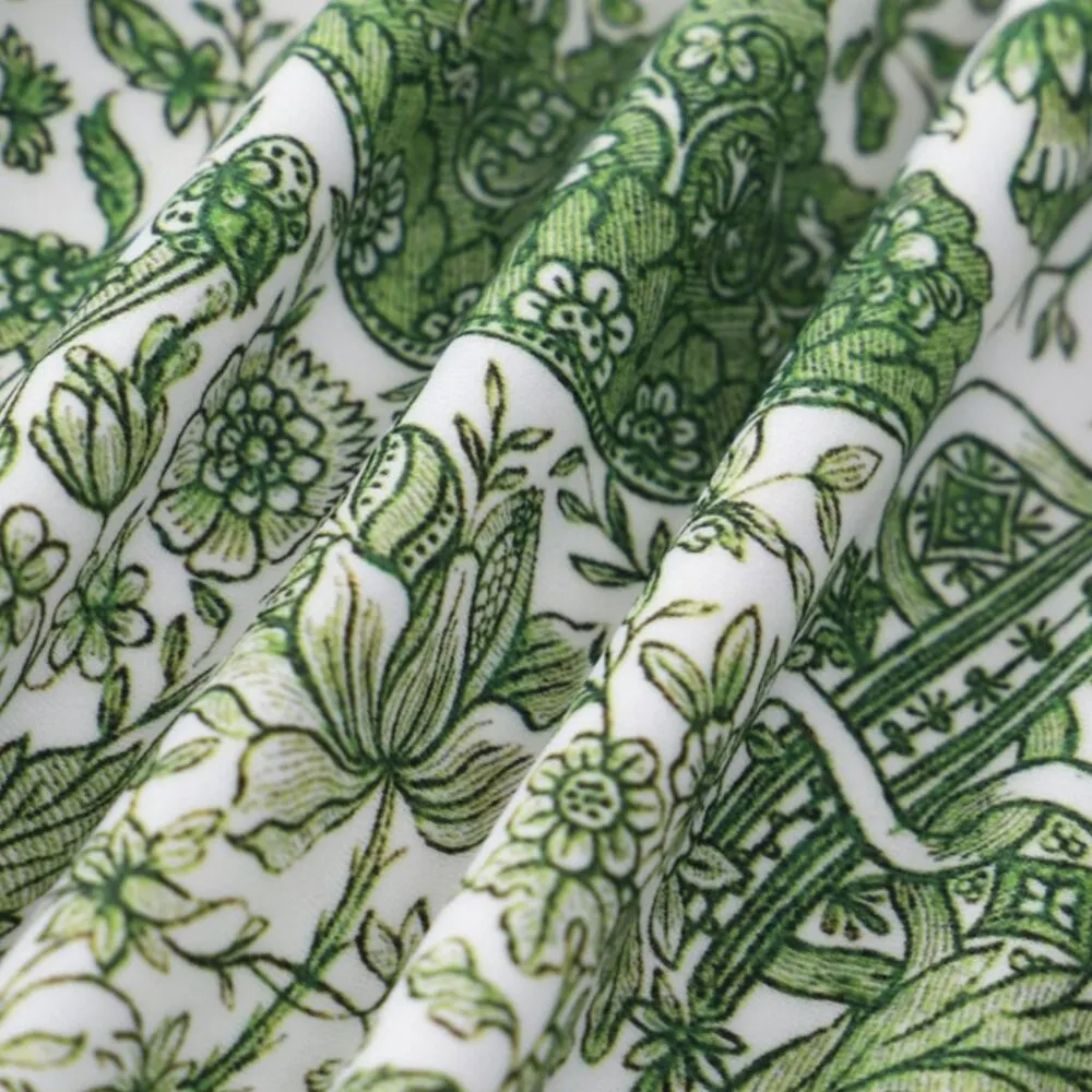 BERLOOK Retro Floral Drawstring Ruched One - Image 8