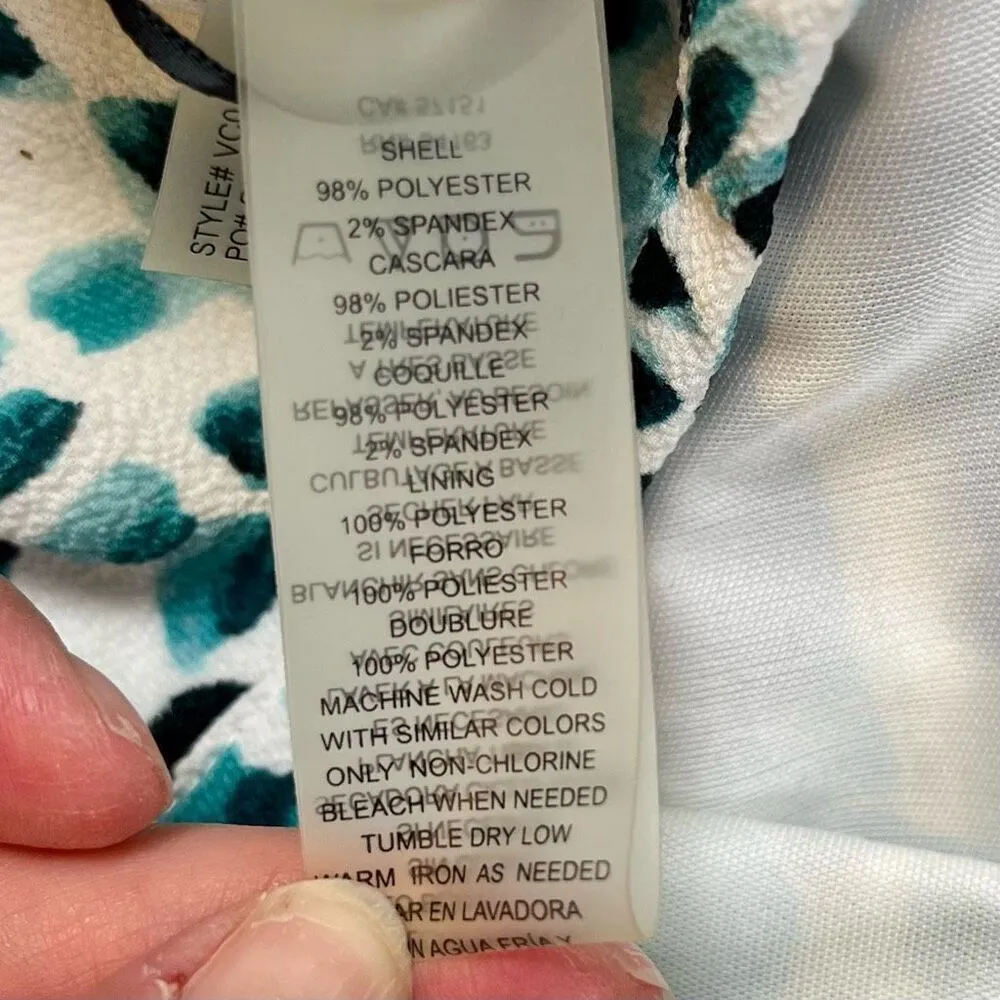 Vince Camuto Sleeveless High Neck Tie Waist Capri Jumpsuit 4 - Image 15