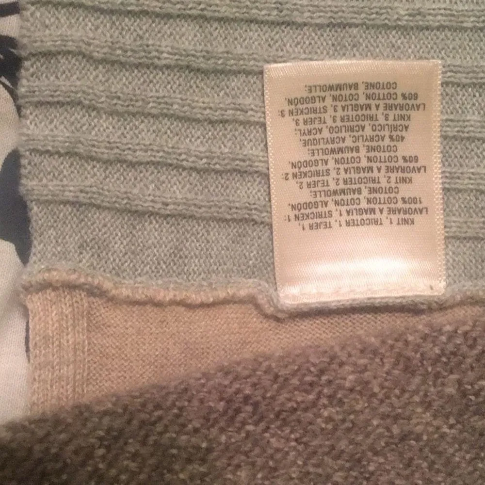 ANTHRO Sparrow Mixed Media Hi-Lo Open Jacket EUC S - Image 5