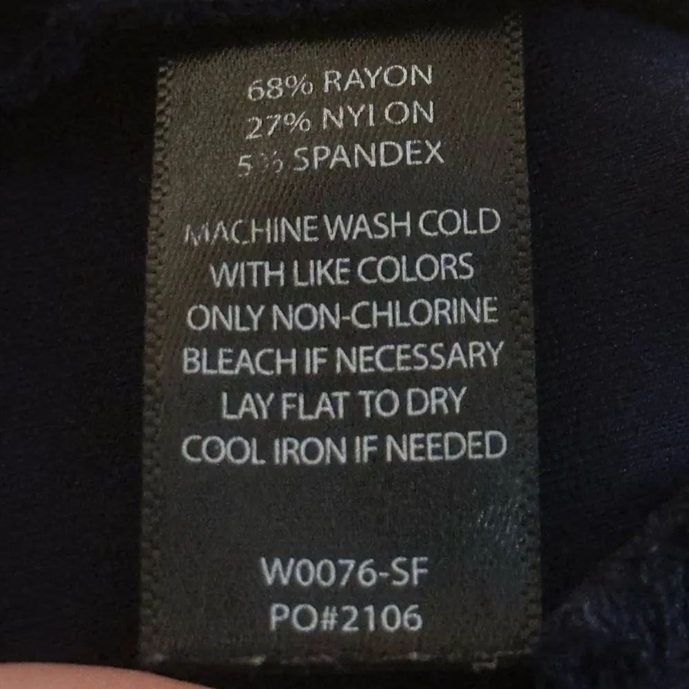 Betabrand Straight‎ Leg Dress Pant Yoga Pant Navy Blue W0076-SF (See Button) SP - Image 9