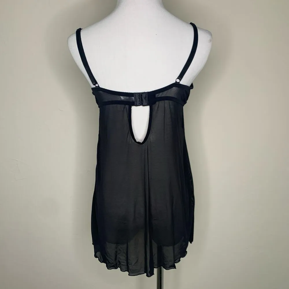 Rampage Intimates Black Chemise Sz Large - Image 2