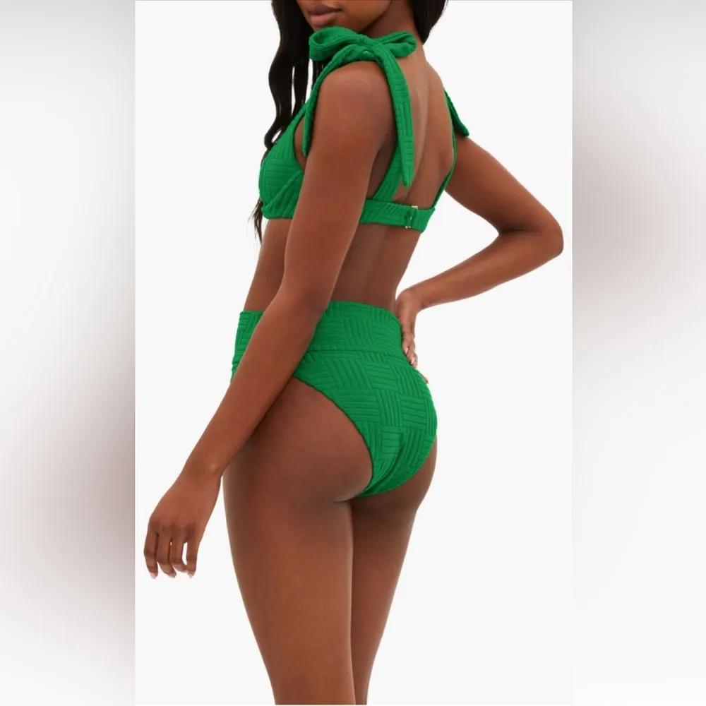 Beach Riot Underwire Bikini Top, Small, Green, $118 - Image 3
