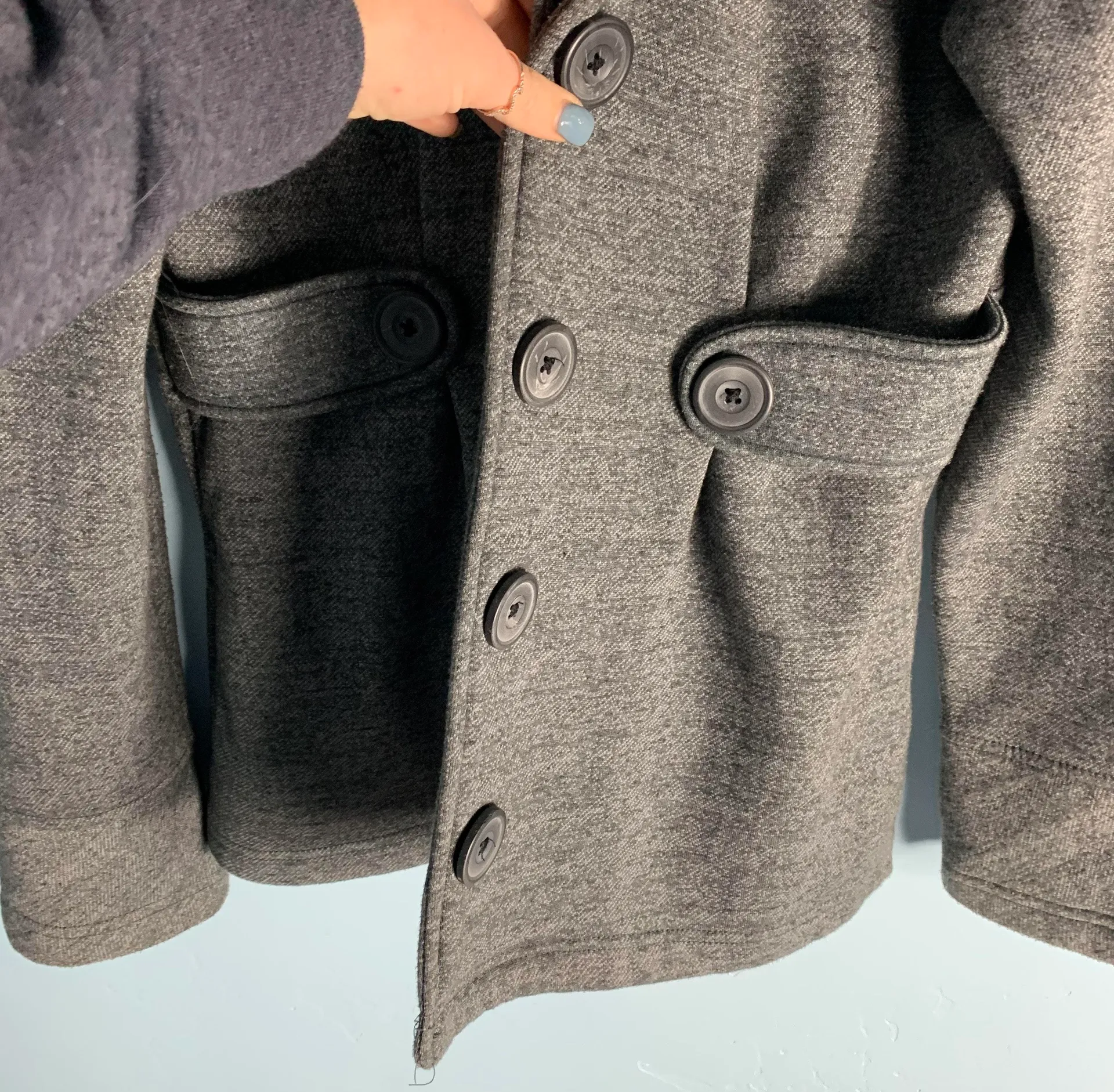 Self Esteem Grey Winter Coat - Image 5