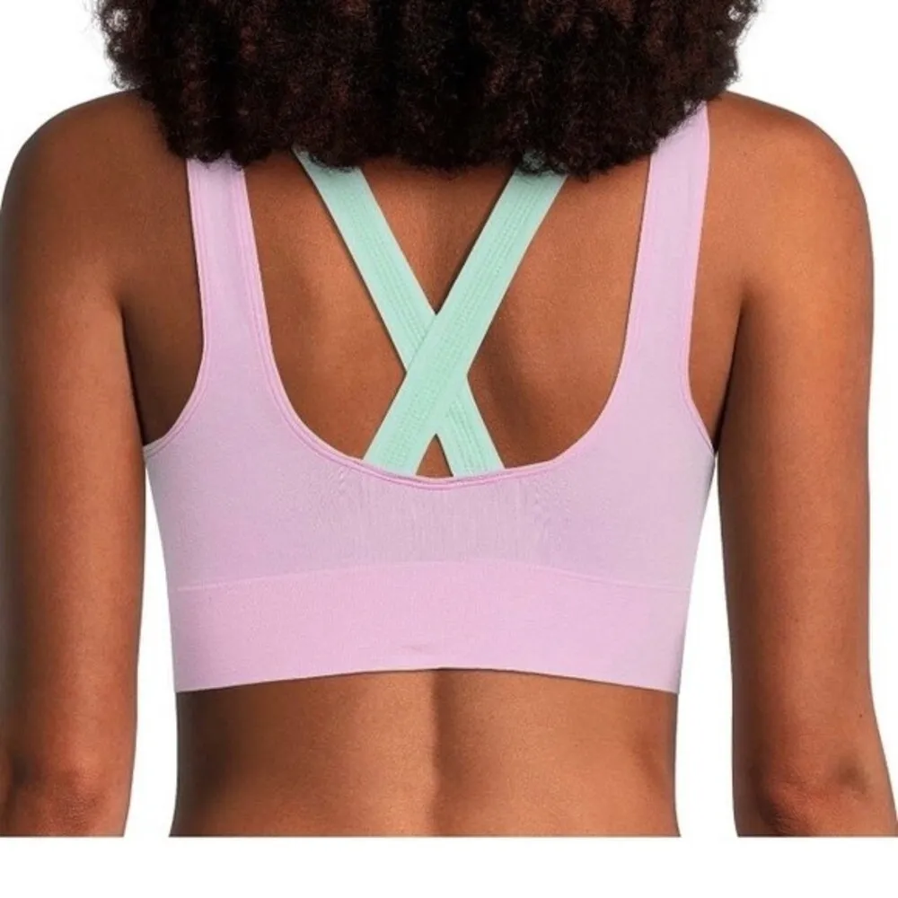 No Boundaries Juniors' Seamless Double Layered Bralette Size Small - Image 3