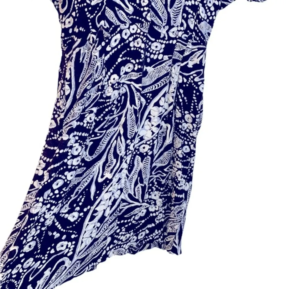 Vintage floral dress size 10 Black - Image 10