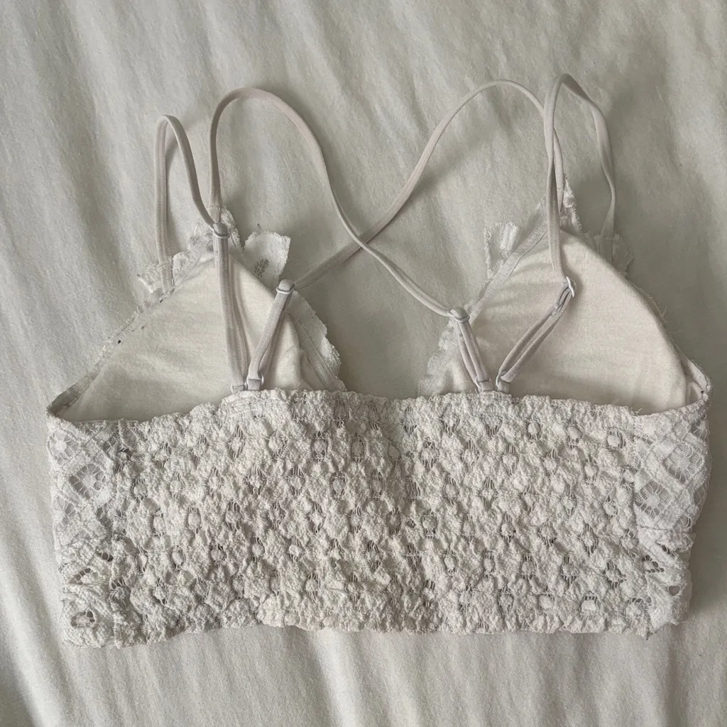White Lace Bralette - Image 2
