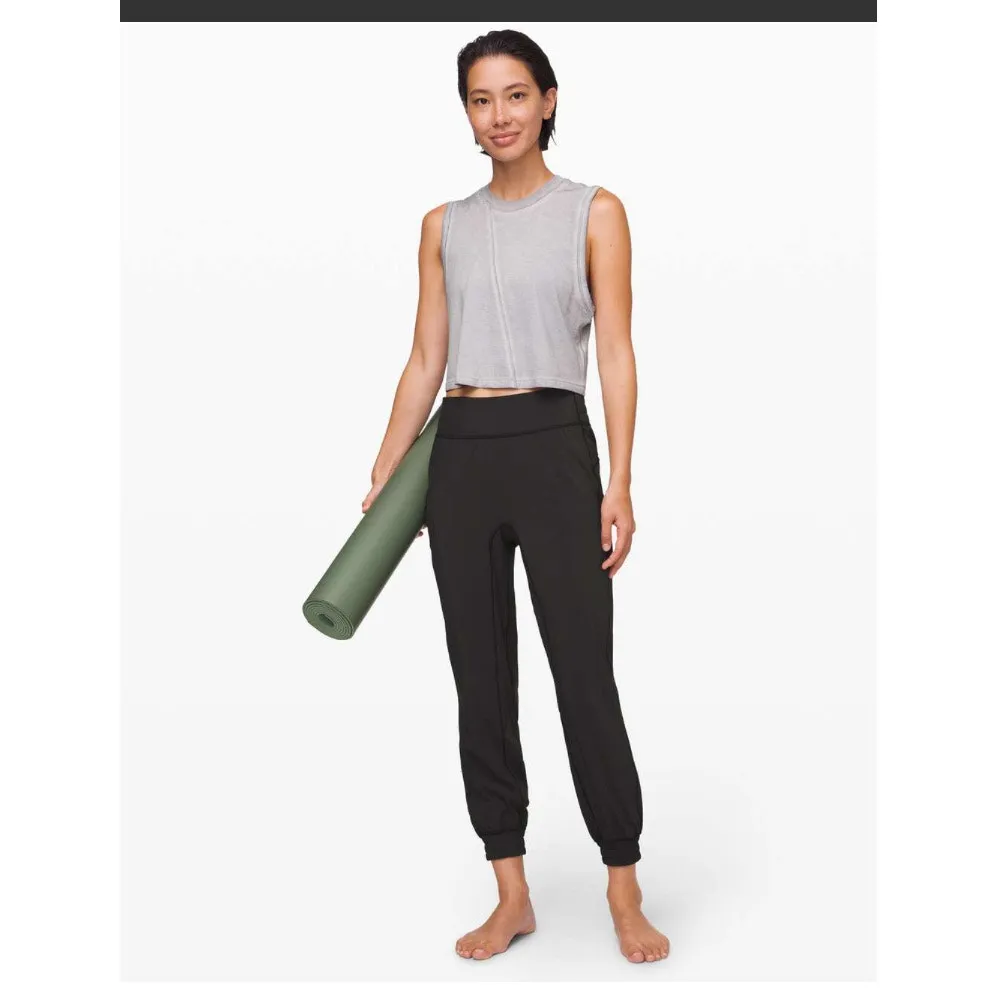 Lululemon Broken Beats Tank Washed Glacier Gray size 6 Cropped Loose Fit Muscle - Image 3