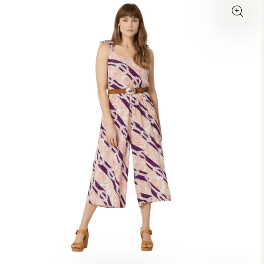 Wrangler‎ retro women romper size large casual western cowgirl spring summer - Image 2