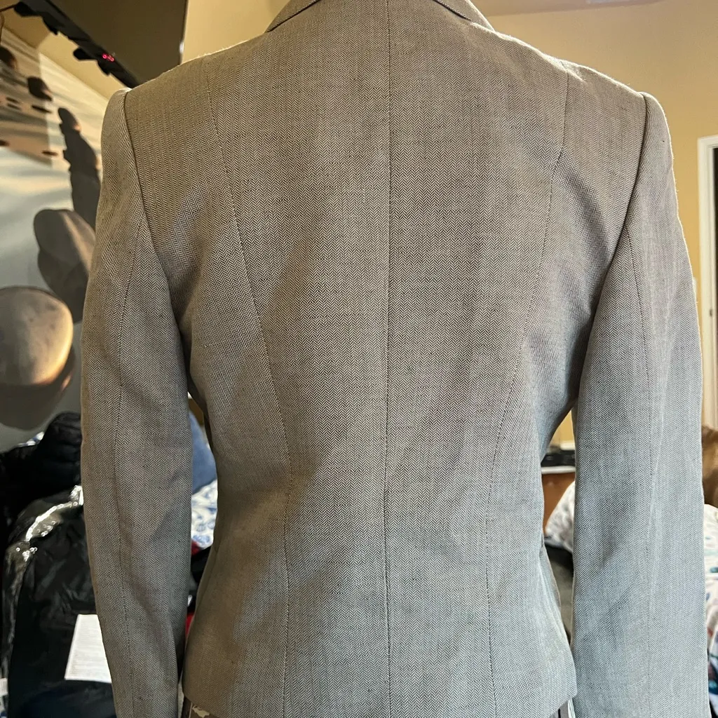 Calvin Klein Light Gray Women's Blazer - Image 3