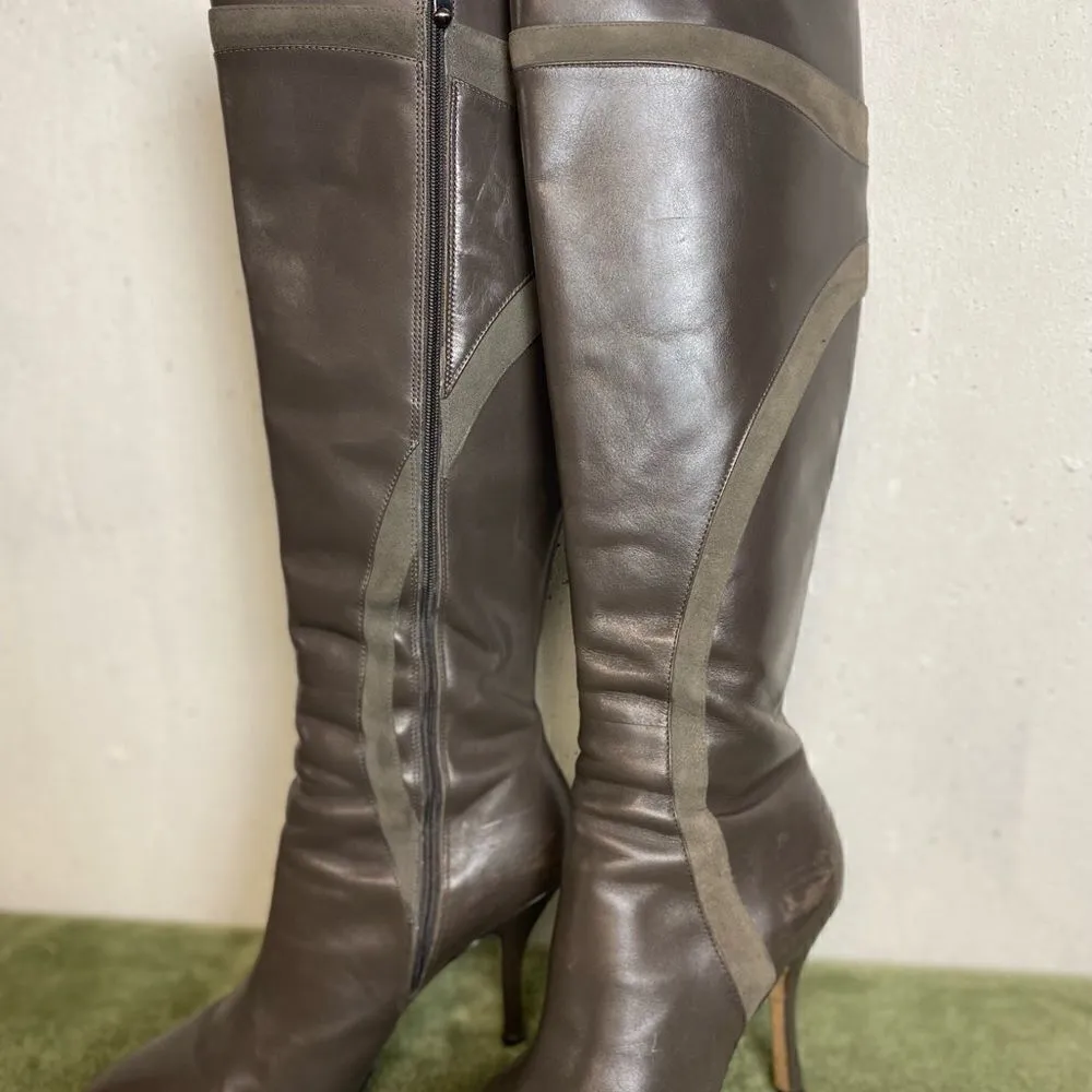 #161 VIA SPIGA Knee High Leather Boots Size 7.5 - Image 7
