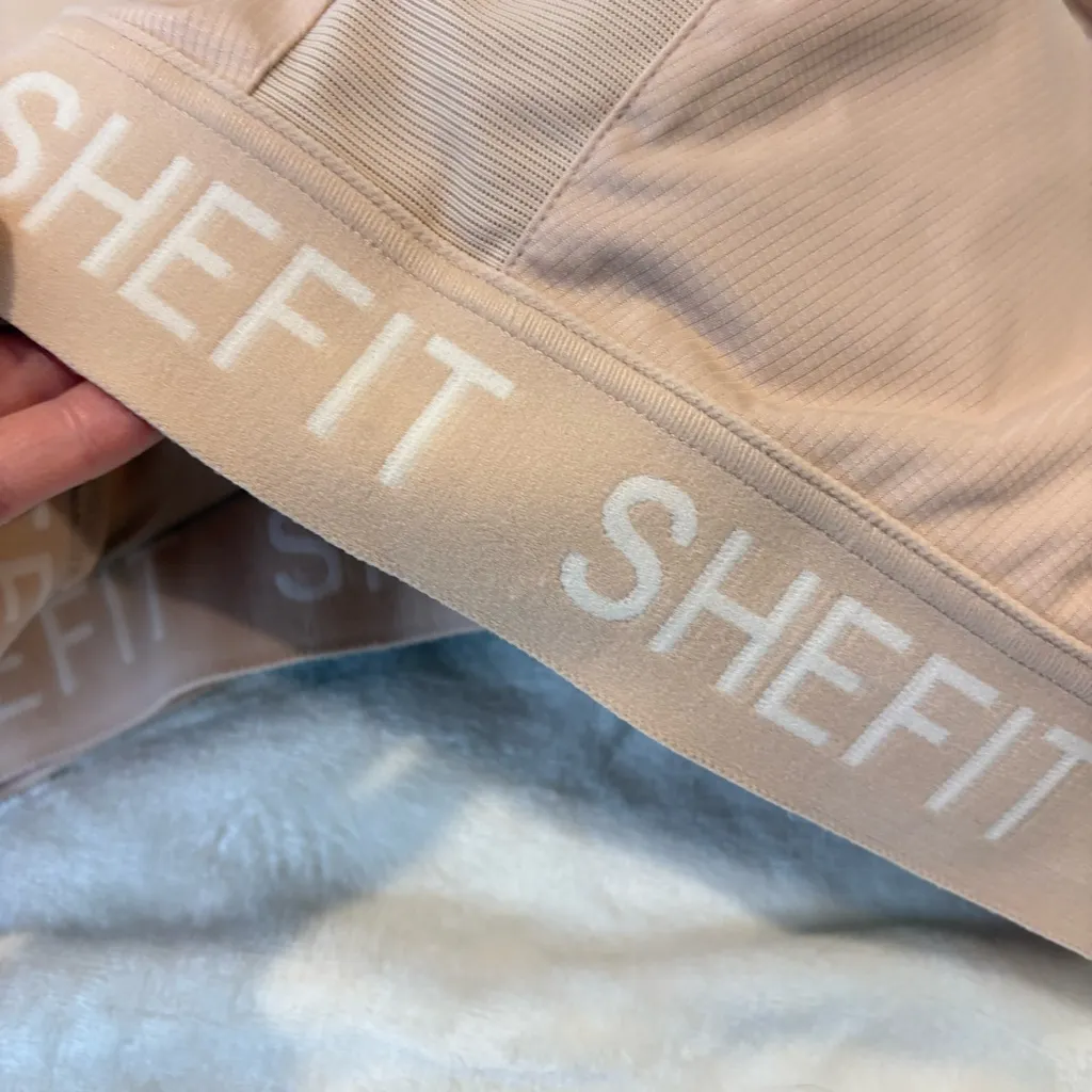 Shefit The Ultimate Sports Bra Sandstorm Beige Size 6 Luxe - Image 2