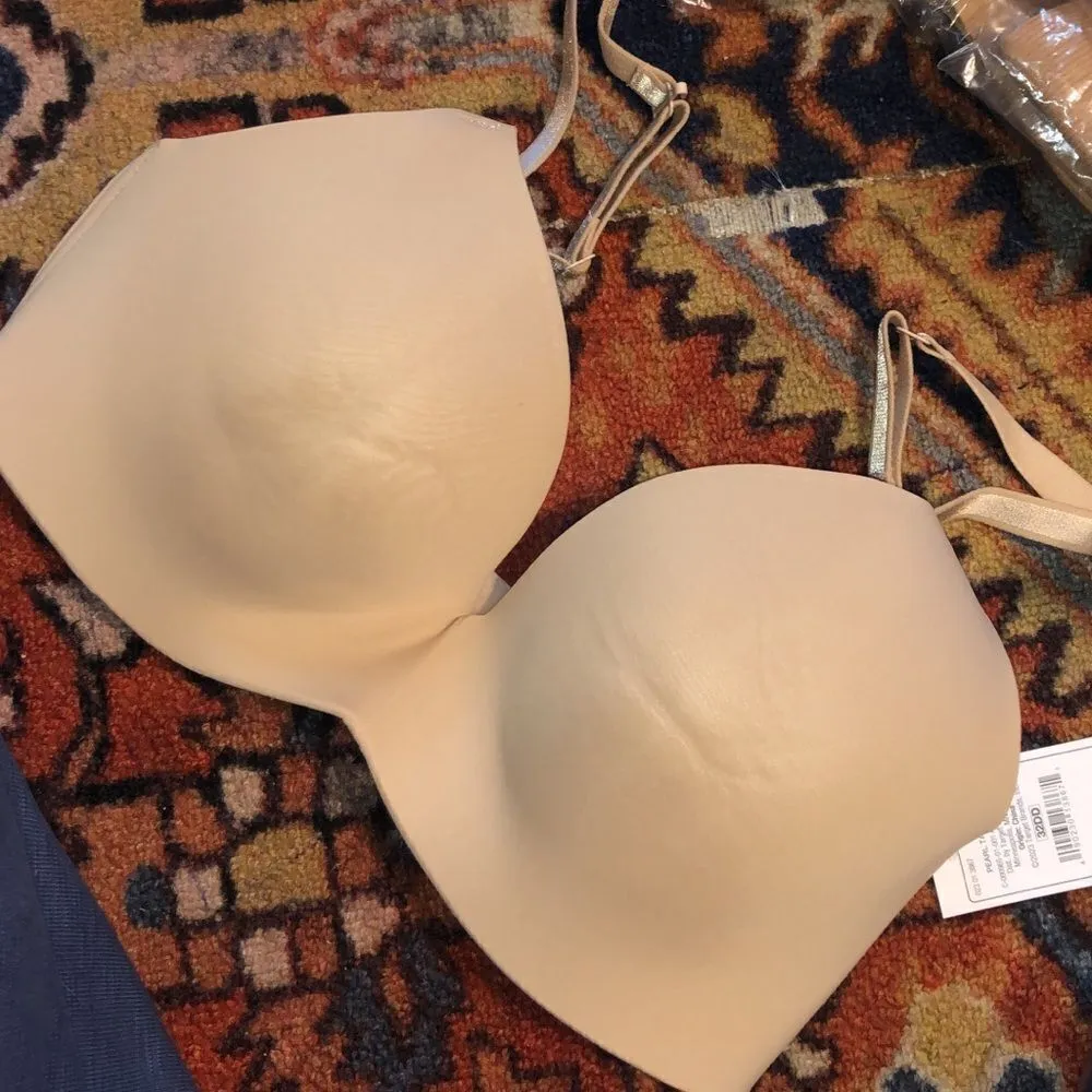 💜Auden nursing bra lightly lined wirefree 32DD new with tags Tan Size undefined - Image 5