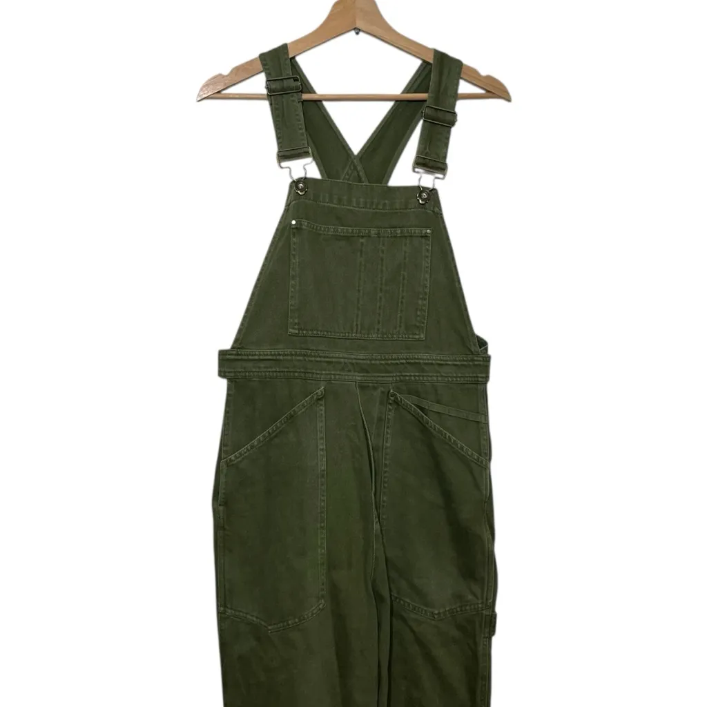 Alex Mill x Claire Saffitz Green Cotton Overalls Women’s Small Utility Workwear - Image 3