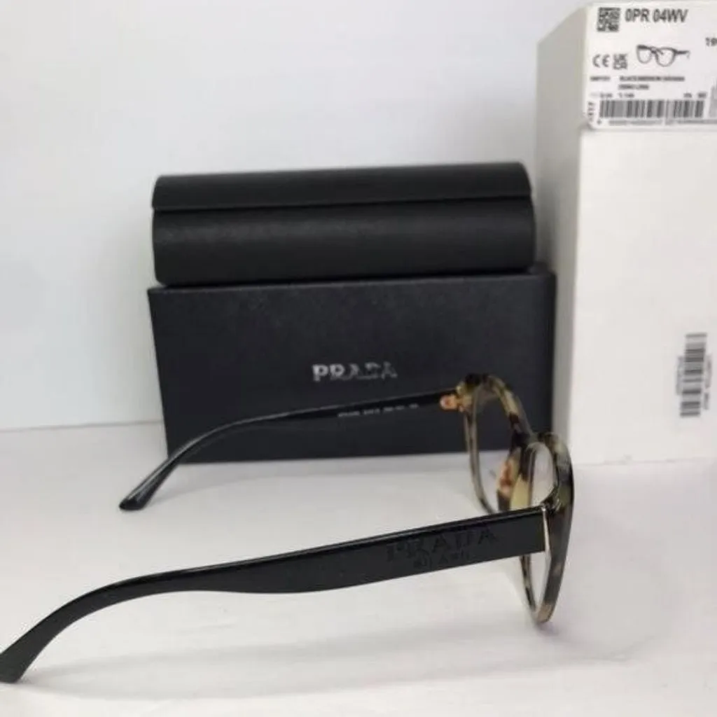 Authentic New PRADAPR 04WV black and medium havana - Image 7