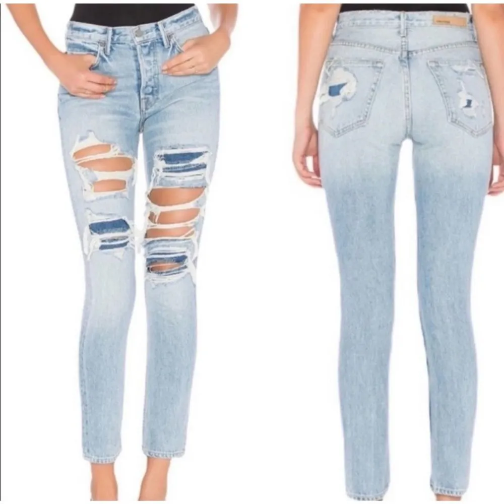 πHPπ GRLFRND x Revolve Karolina High-Rise E Street Distressed Skinny Jean - 27 - Image 17