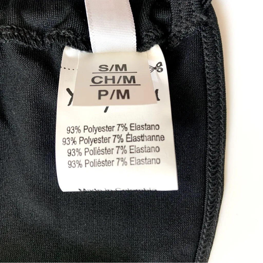 Yandy Black Cat Strappy Thong Bodysuit Lingerie Costume Size S/M NEW - Image 11