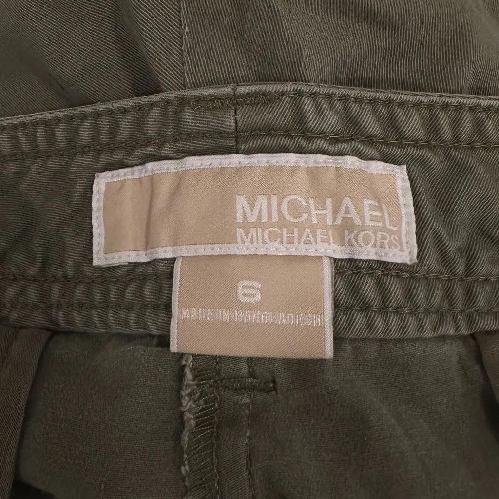 Michael Kors Olive Chino Shorts - Image 3