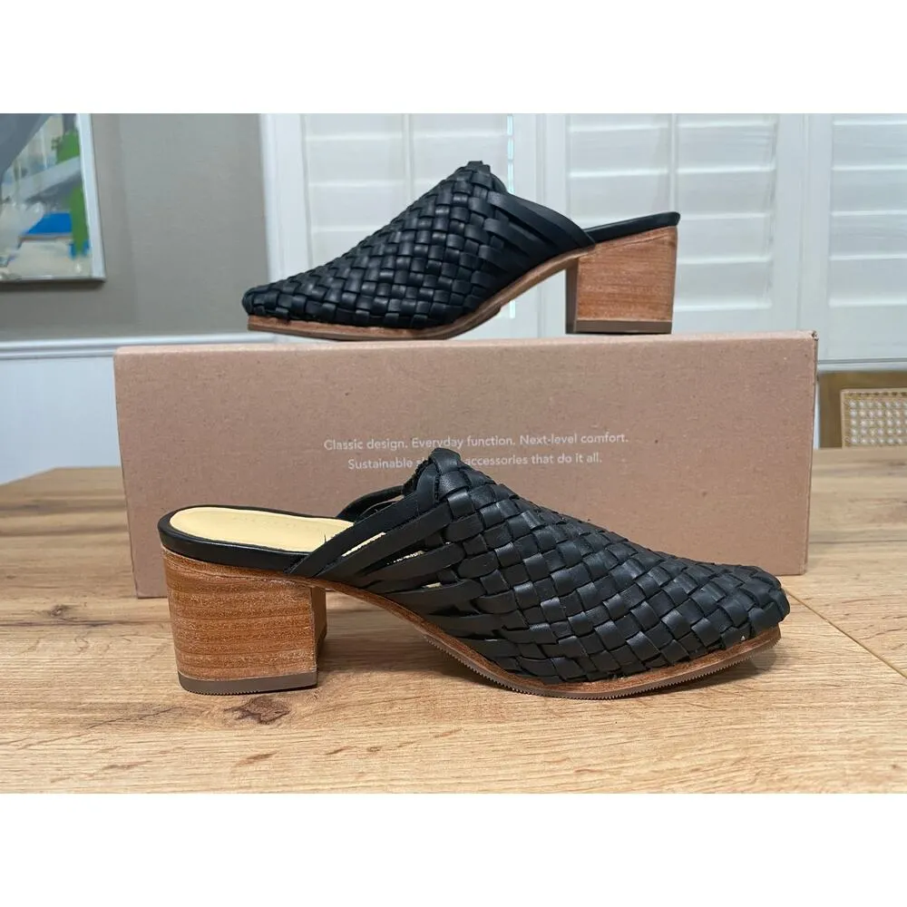 Nisolo Women's Go To Woven Heeled Slip - Image 8