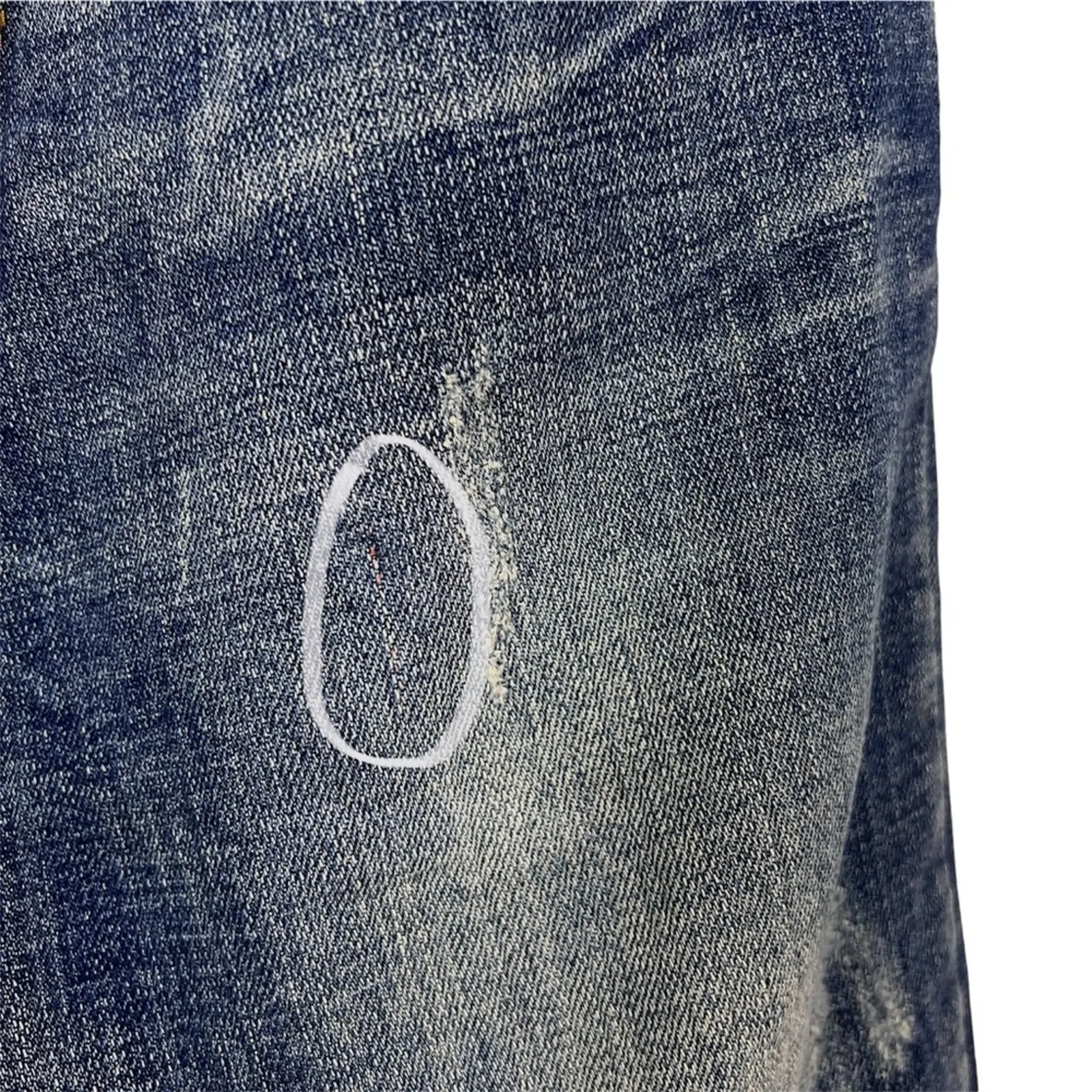 One Teaspoon Scallywags Distressed Skinny Jeans 25 High-Waist Long Length - Image 7